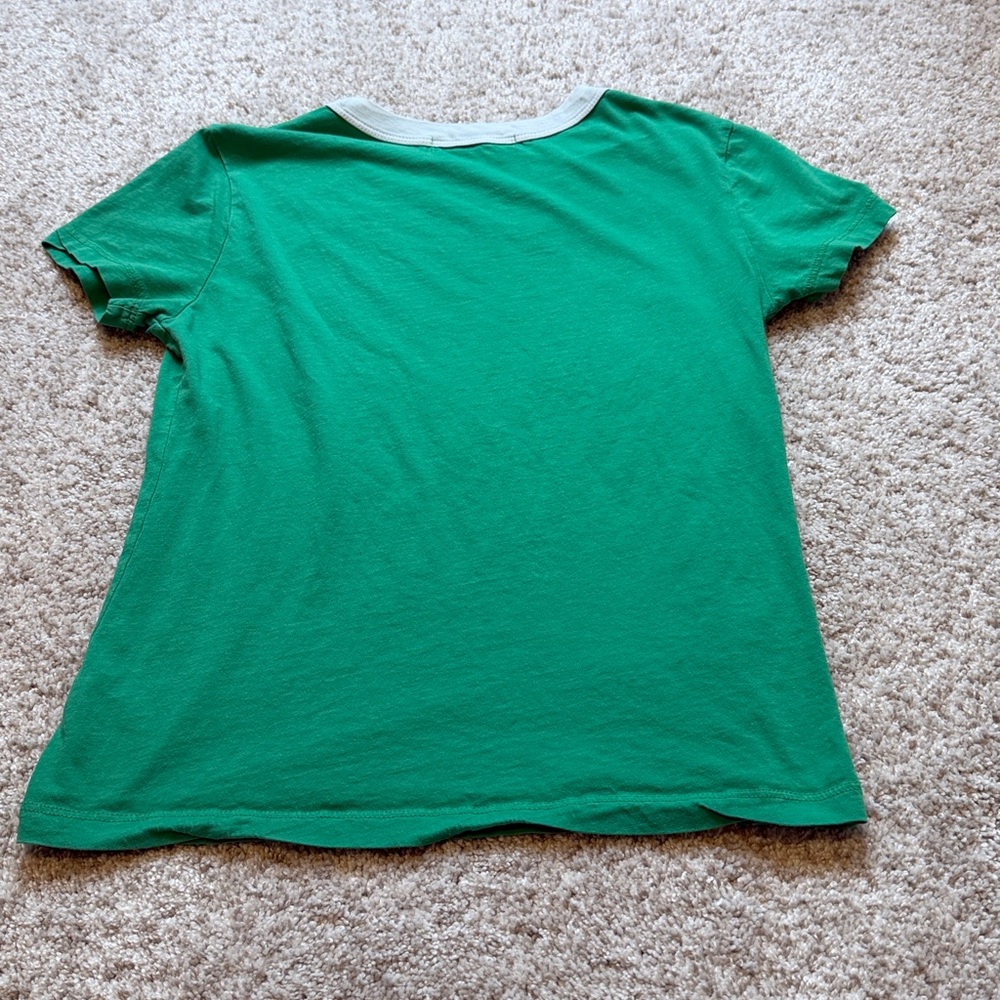 Anthropologie Green Heart Tee Small - Picture 6 of 6